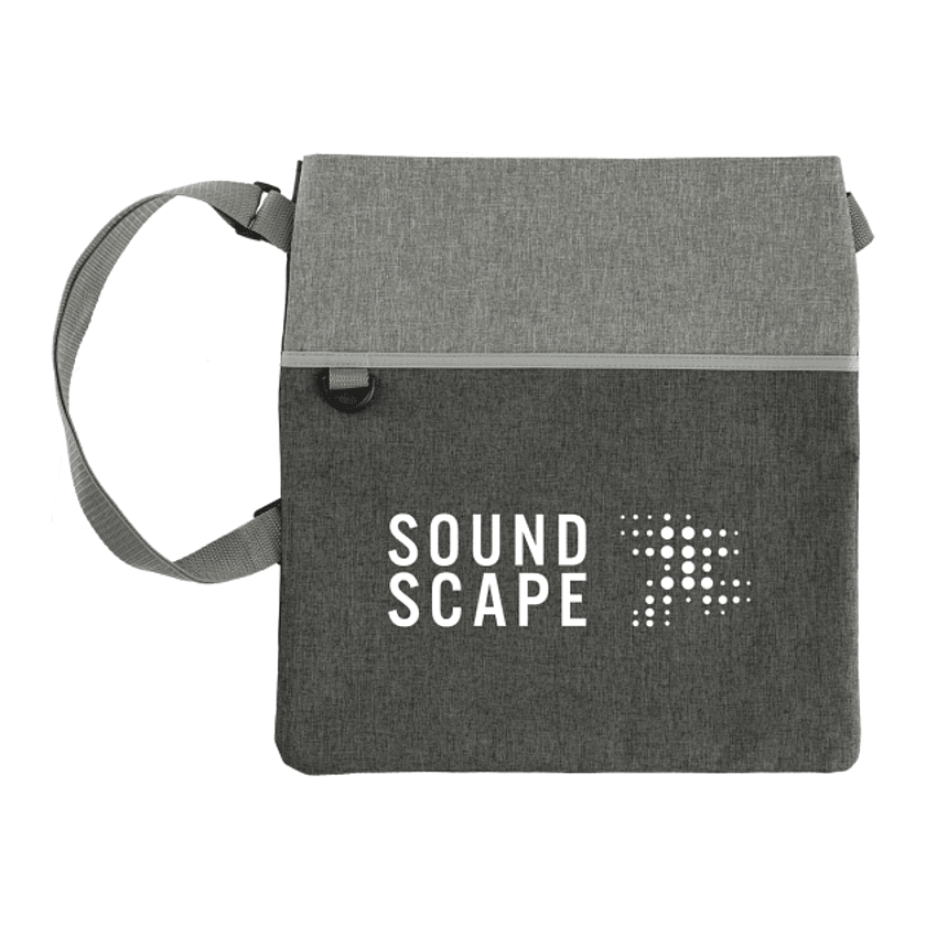 Double Heather RPET Crossbody Tote Product Image