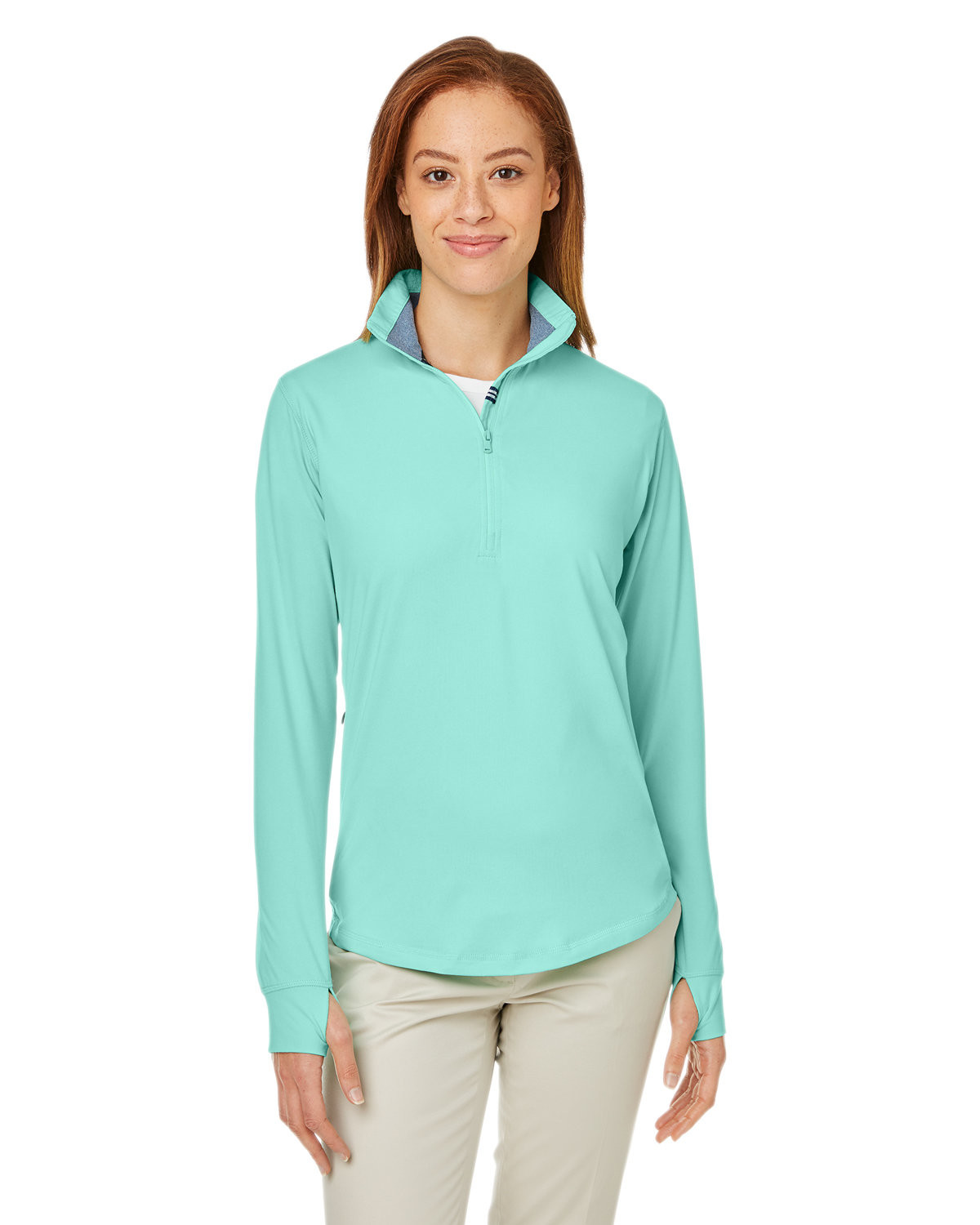 Nautica Women's Saltwater Quarter-Zip Pullover Product Image