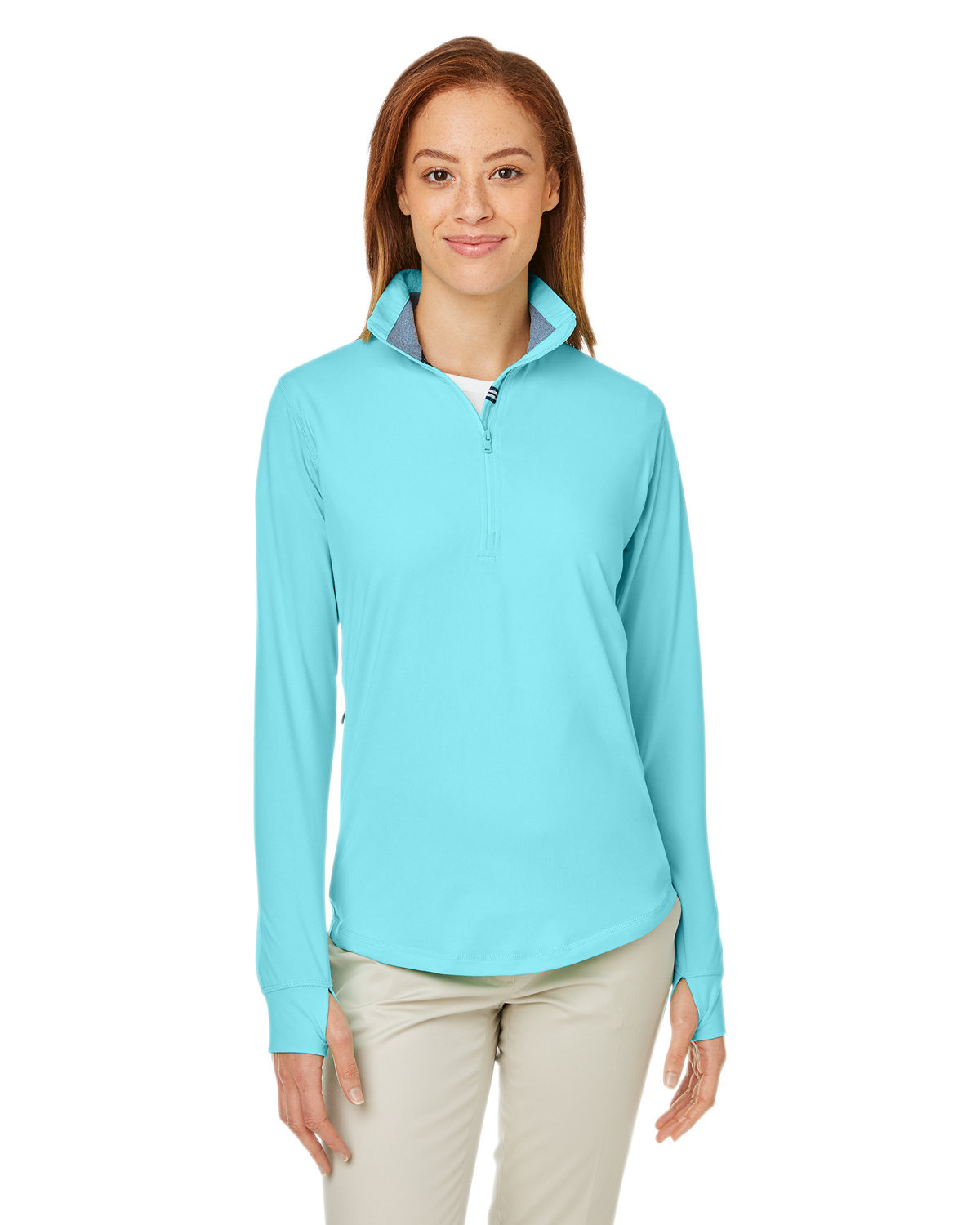 Nautica Women's Saltwater Quarter-Zip Pullover Product Image