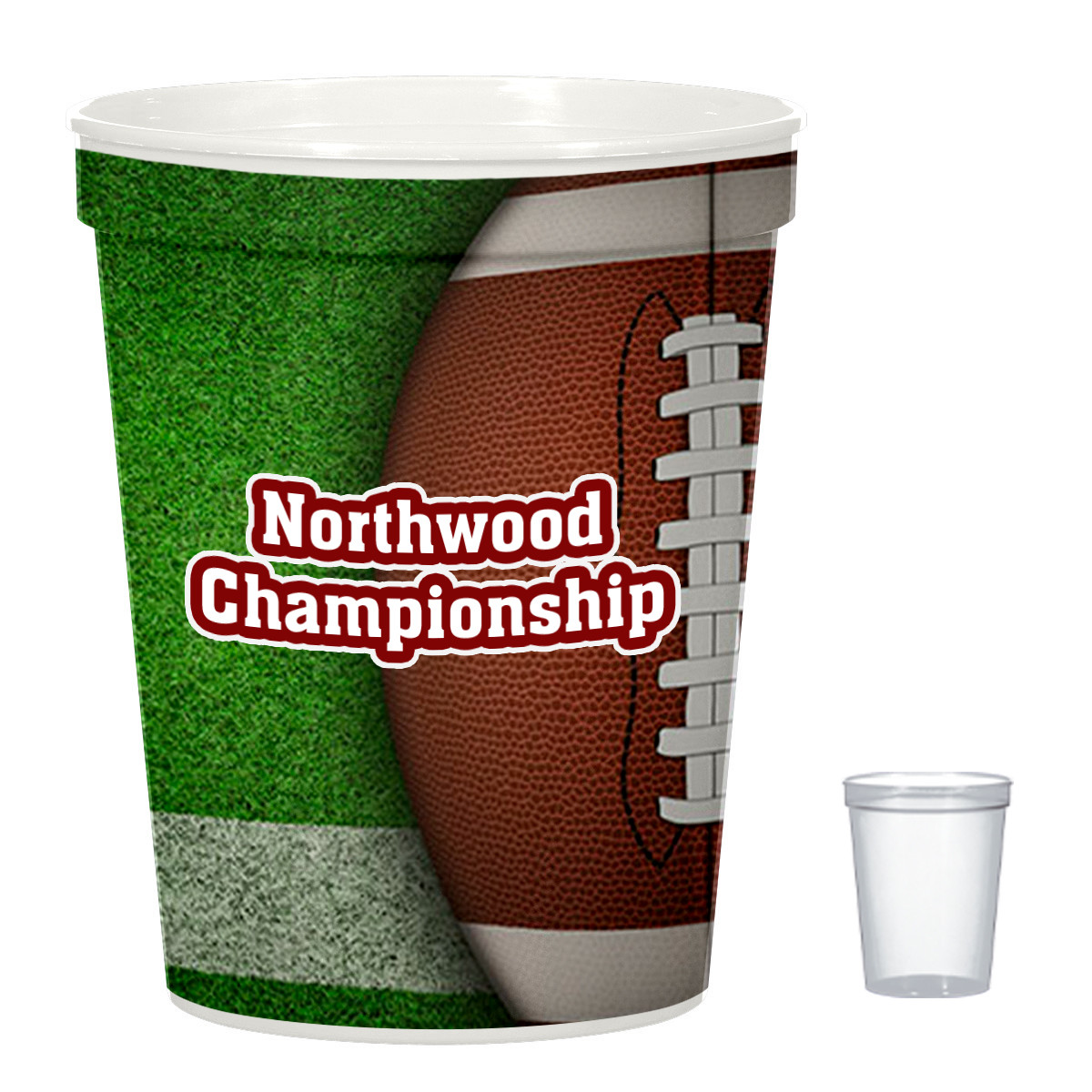 Full Color Big Game Stadium Cup - 16 oz. Product Image