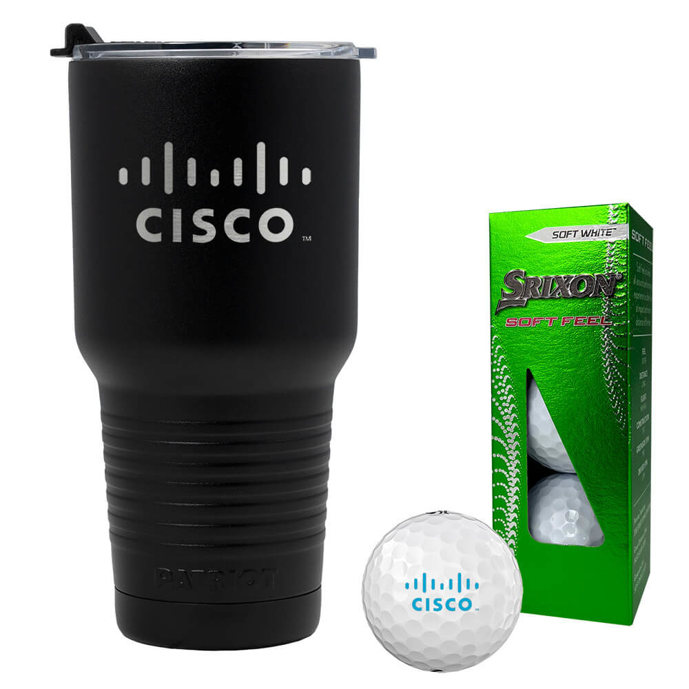 Patriot® Tumbler & Srixon Soft Feel Golf Ball Gift Set Product Image