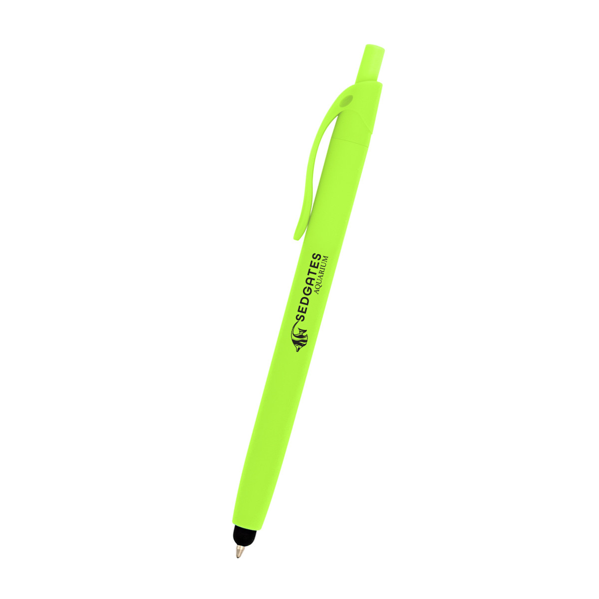 Zinnia Rubberized Pen with Stylus Product Image