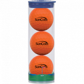 3 Ball Clear Tube w/ Wilson® Duo Soft Golf Balls Product Image