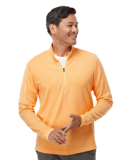 adidas 3-Stripes Quarter-Zip Sweater Product Image