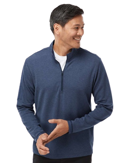 adidas 3-Stripes Quarter-Zip Sweater Product Image