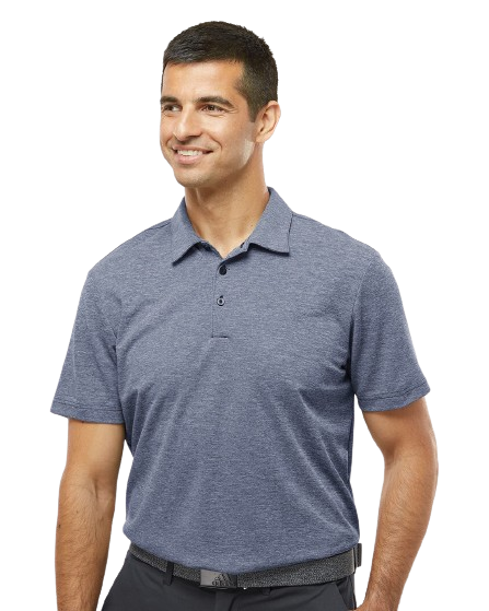 adidas Heathered Polo Product Image