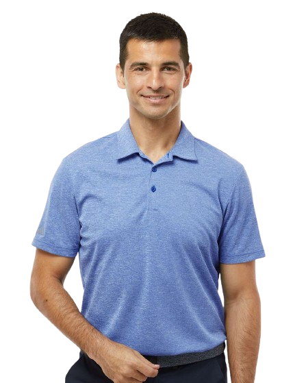 adidas Heathered Polo Product Image
