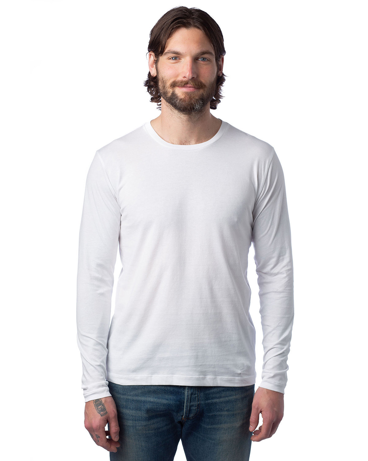 Alternative Unisex Long-Sleeve Go-To-Tee T-Shirt Product Image
