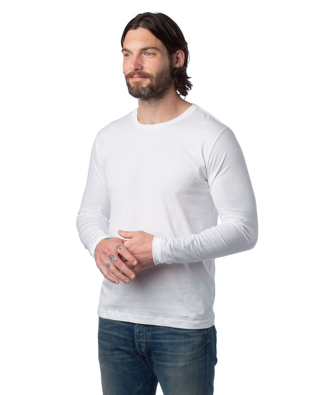 Alternative Unisex Long-Sleeve Go-To-Tee T-Shirt Product Image