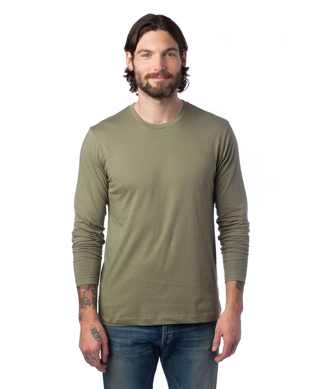 Alternative Unisex Long-Sleeve Go-To-Tee T-Shirt Product Image
