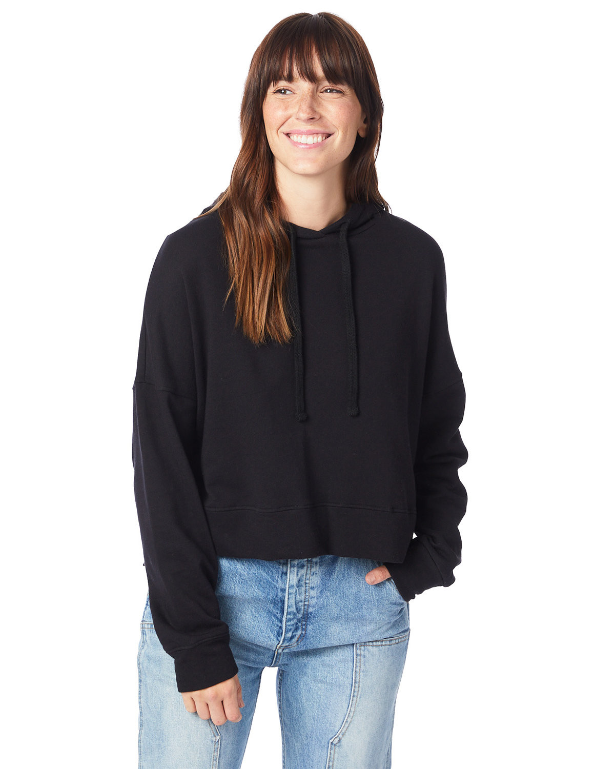 Alternative Women's Washed Terry Studio Hooded Sweatshirt Product Image