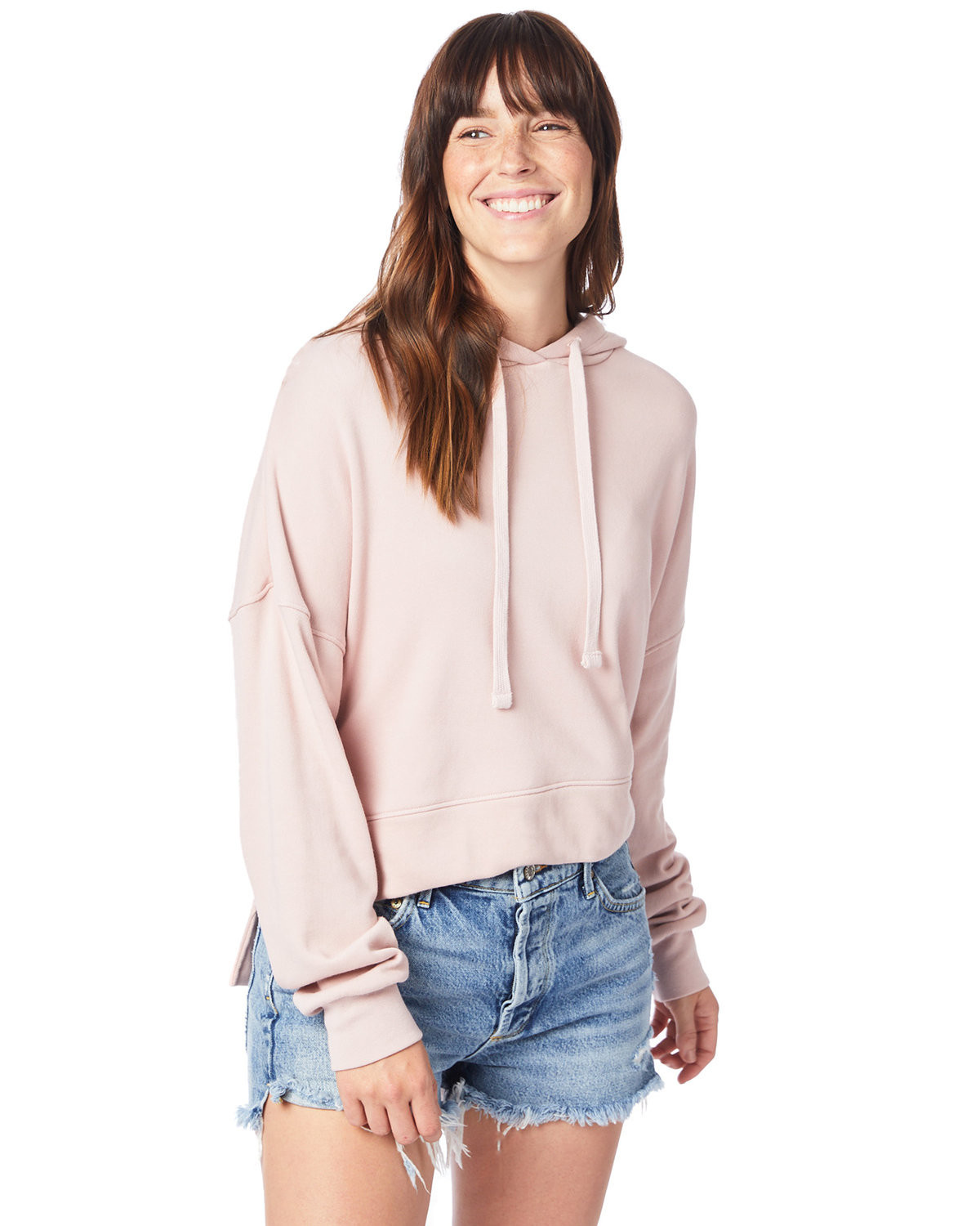 Alternative Women's Washed Terry Studio Hooded Sweatshirt Product Image