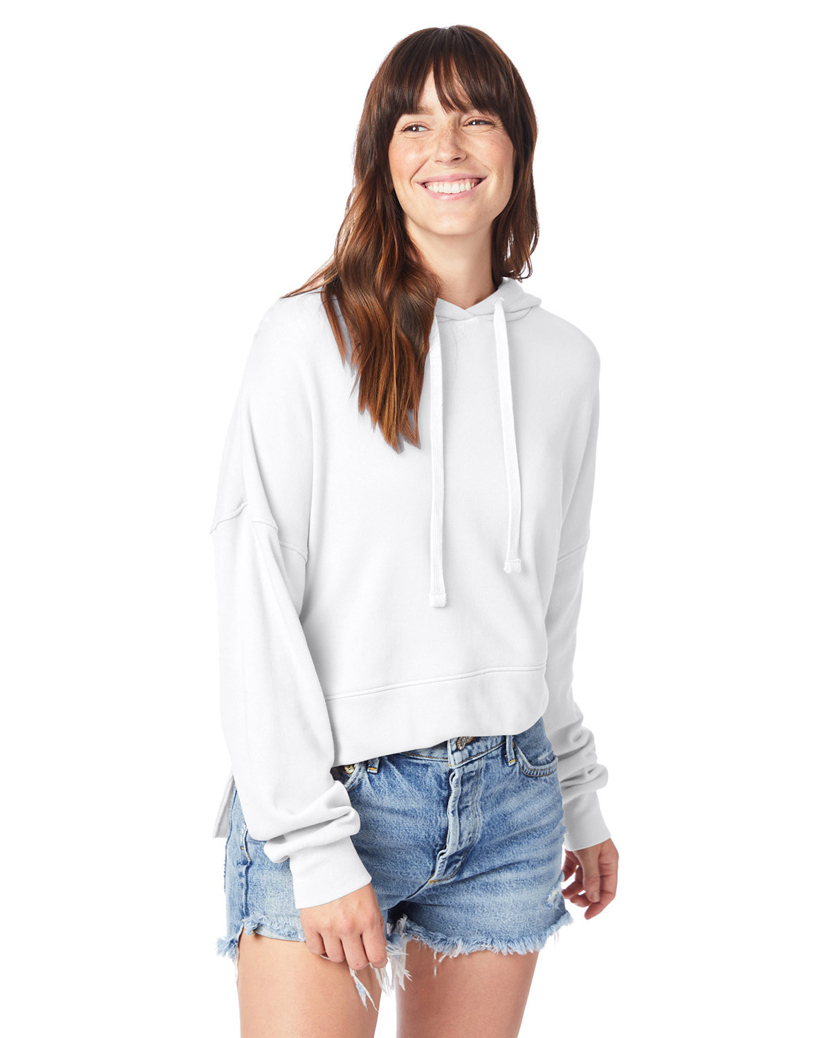 Alternative Women's Washed Terry Studio Hooded Sweatshirt Product Image