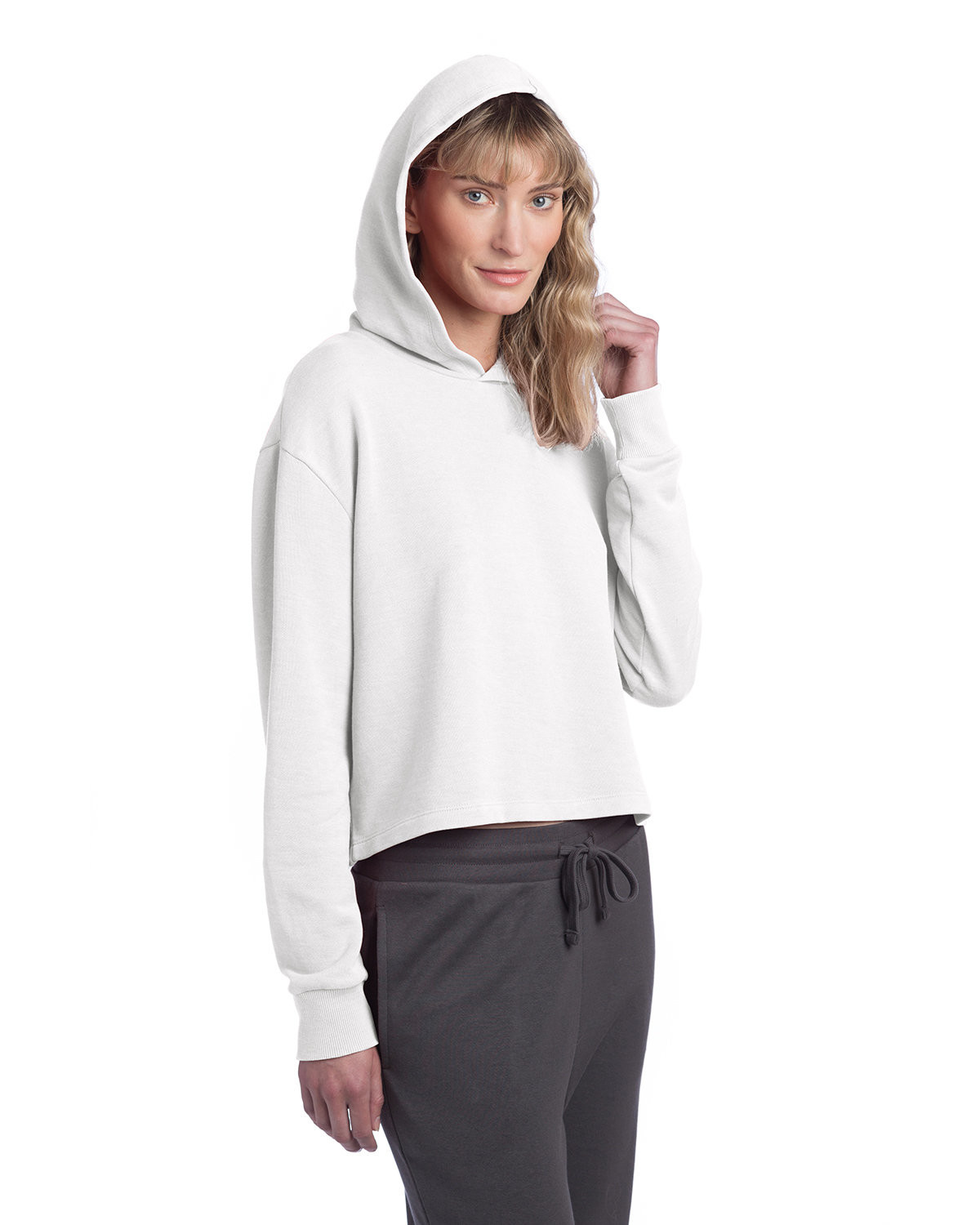 Alternative Women's Cropped Pullover Hooded Sweatshirt Product Image
