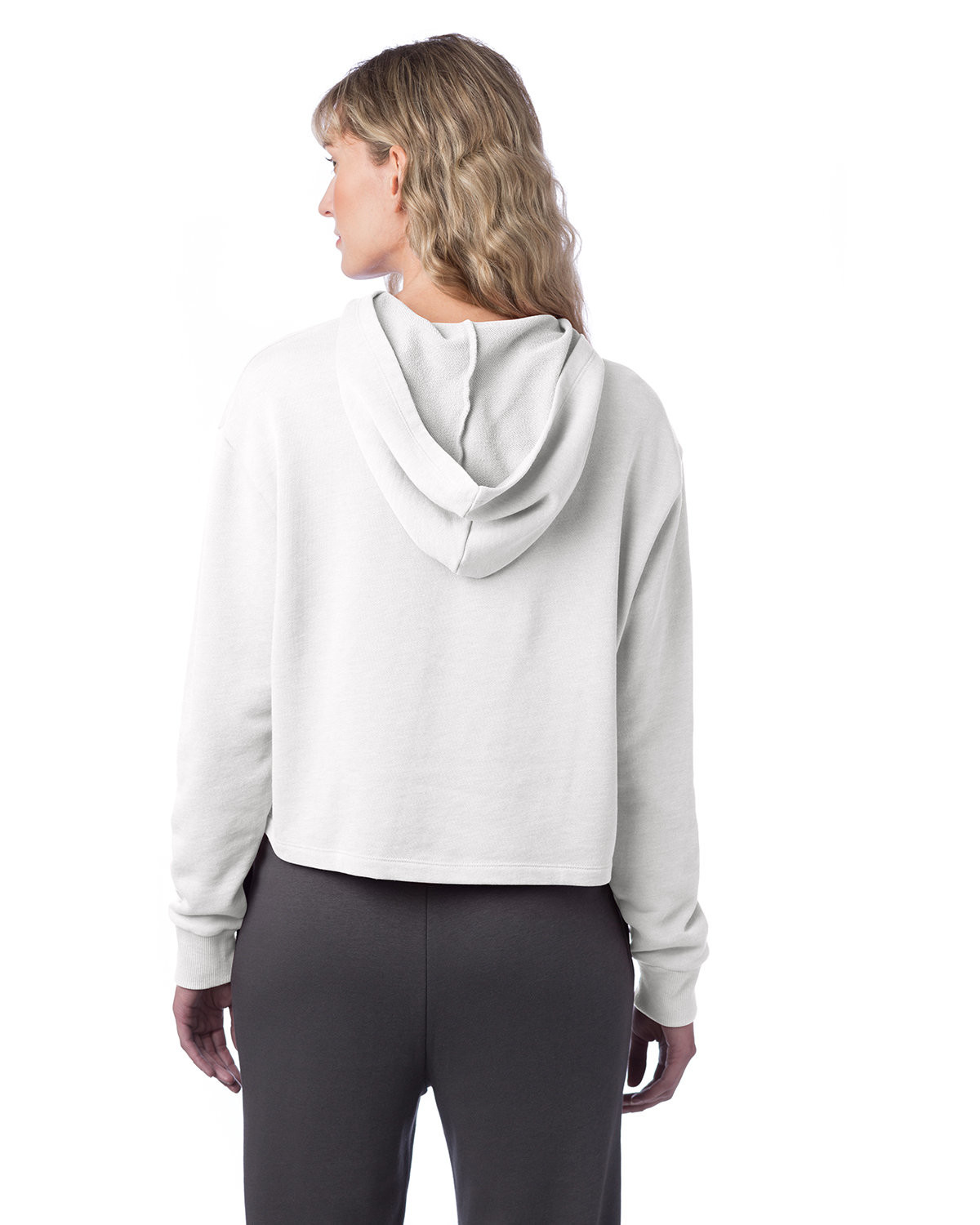 Alternative Women's Cropped Pullover Hooded Sweatshirt Product Image