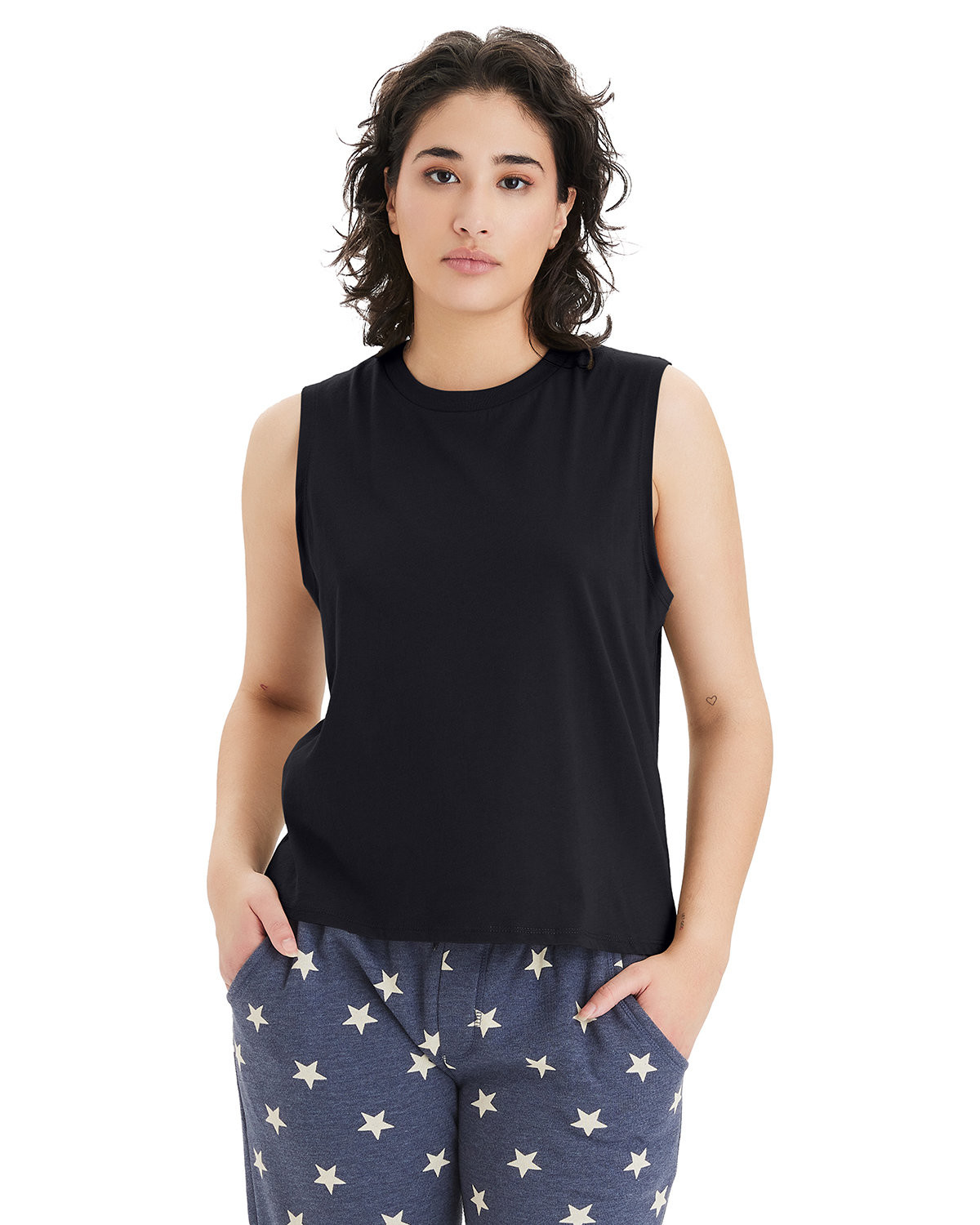 Alternative Women's Go-To Cropped Muscle T-Shirt Product Image