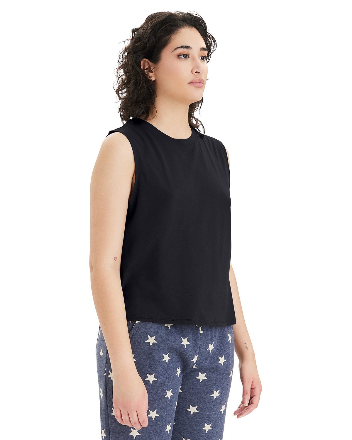 Alternative Women's Go-To Cropped Muscle T-Shirt Product Image