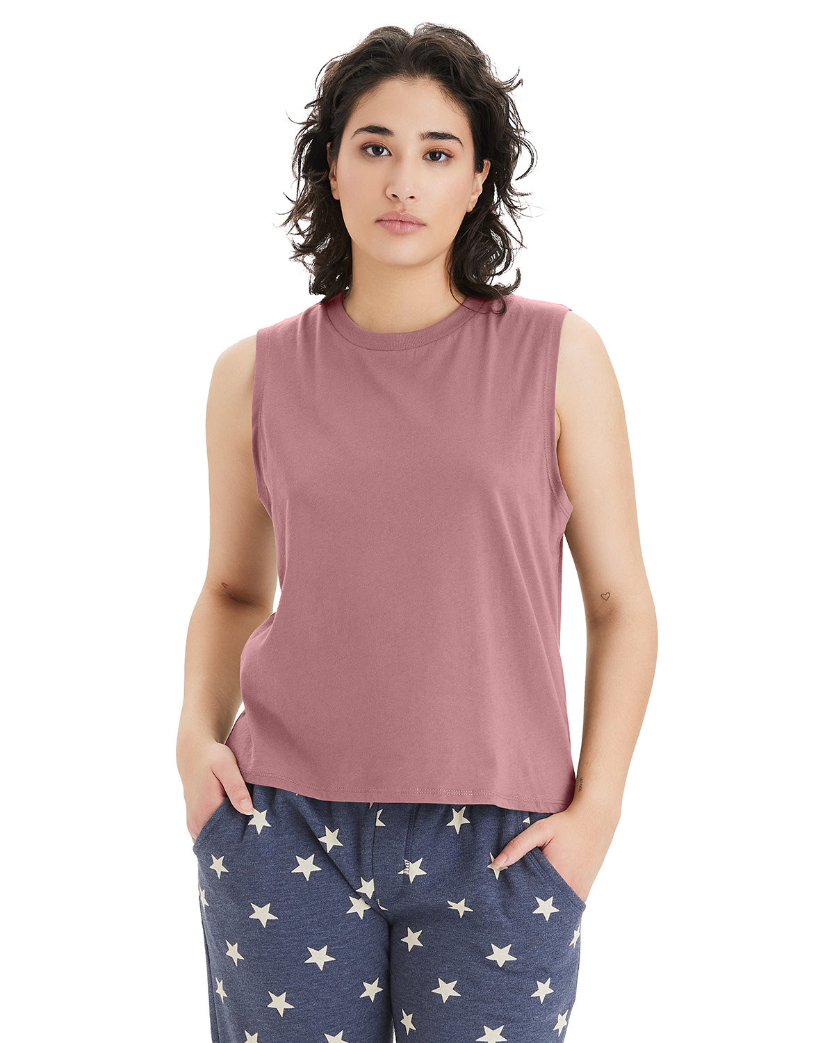 Alternative Women's Go-To Cropped Muscle T-Shirt Product Image