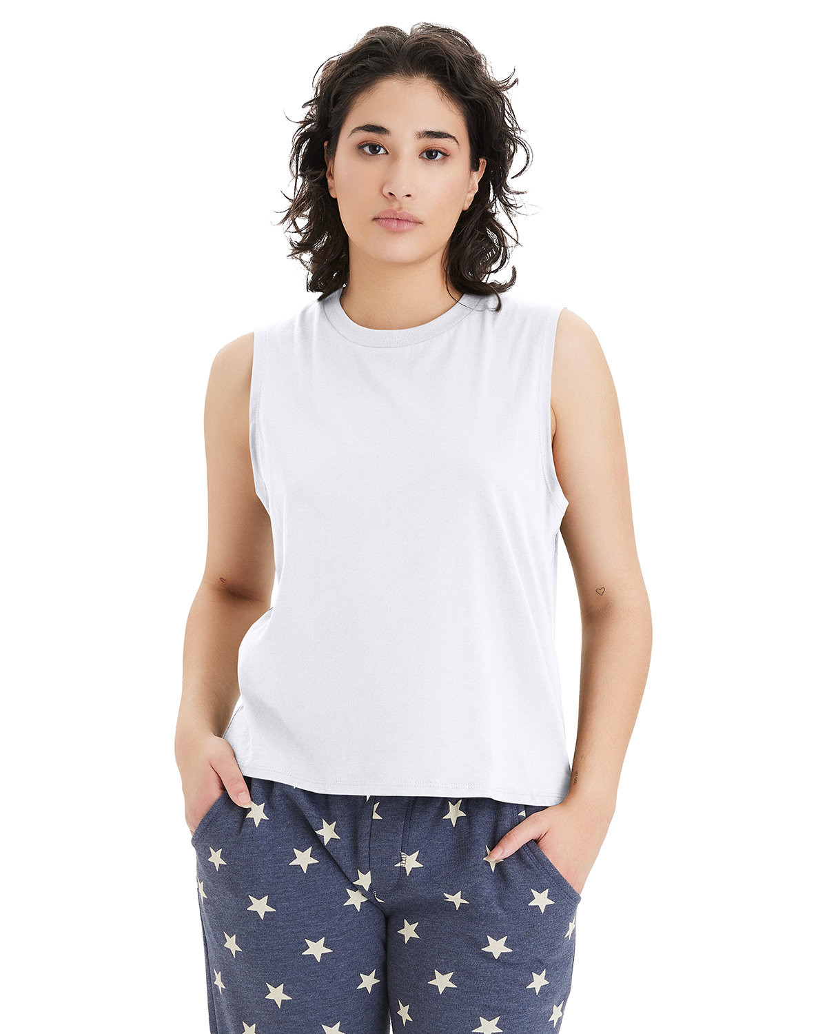 Alternative Women's Go-To Cropped Muscle T-Shirt Product Image