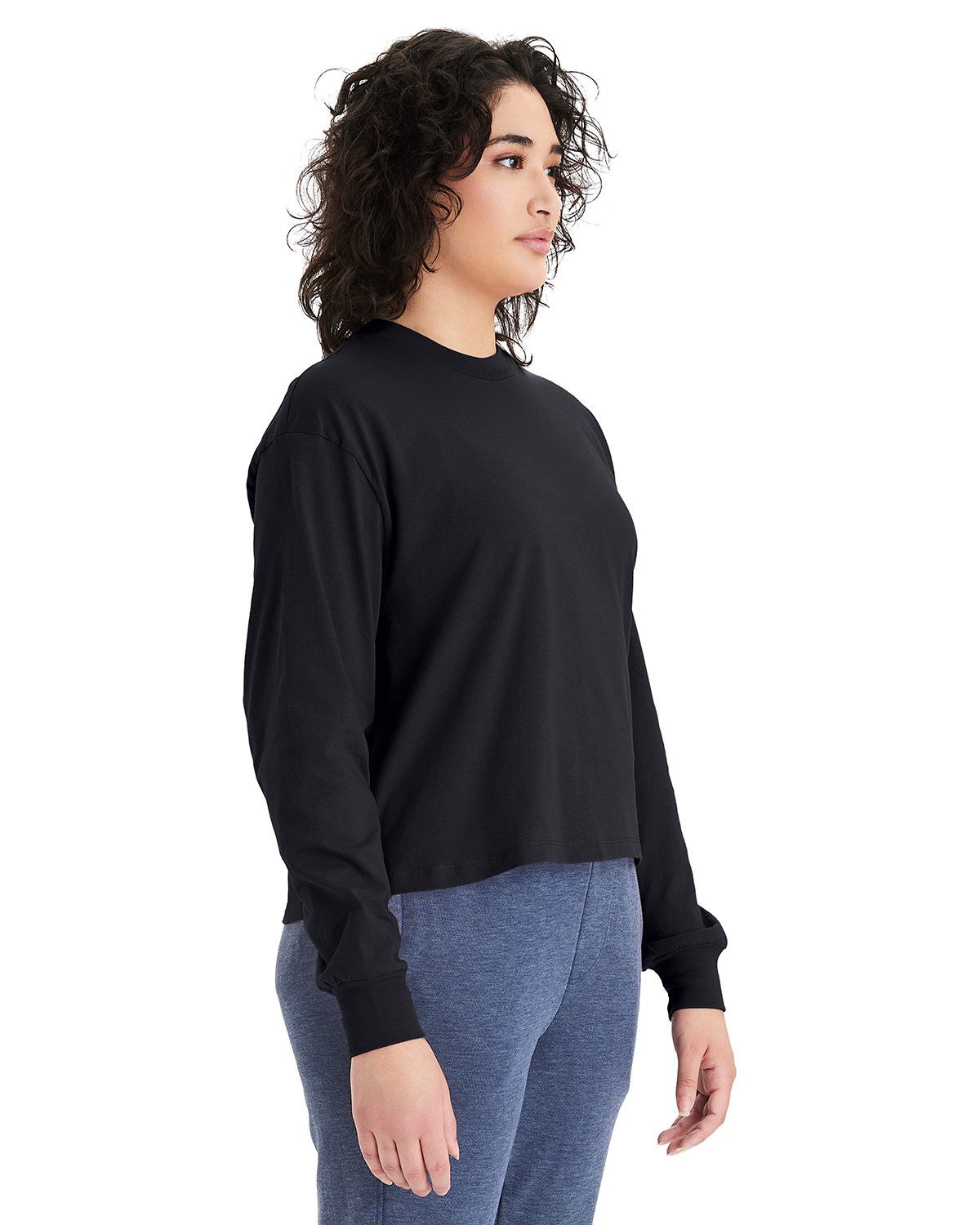 Alternative Women's Main Stage Long-Sleeve Cropped T-Shirt Product Image