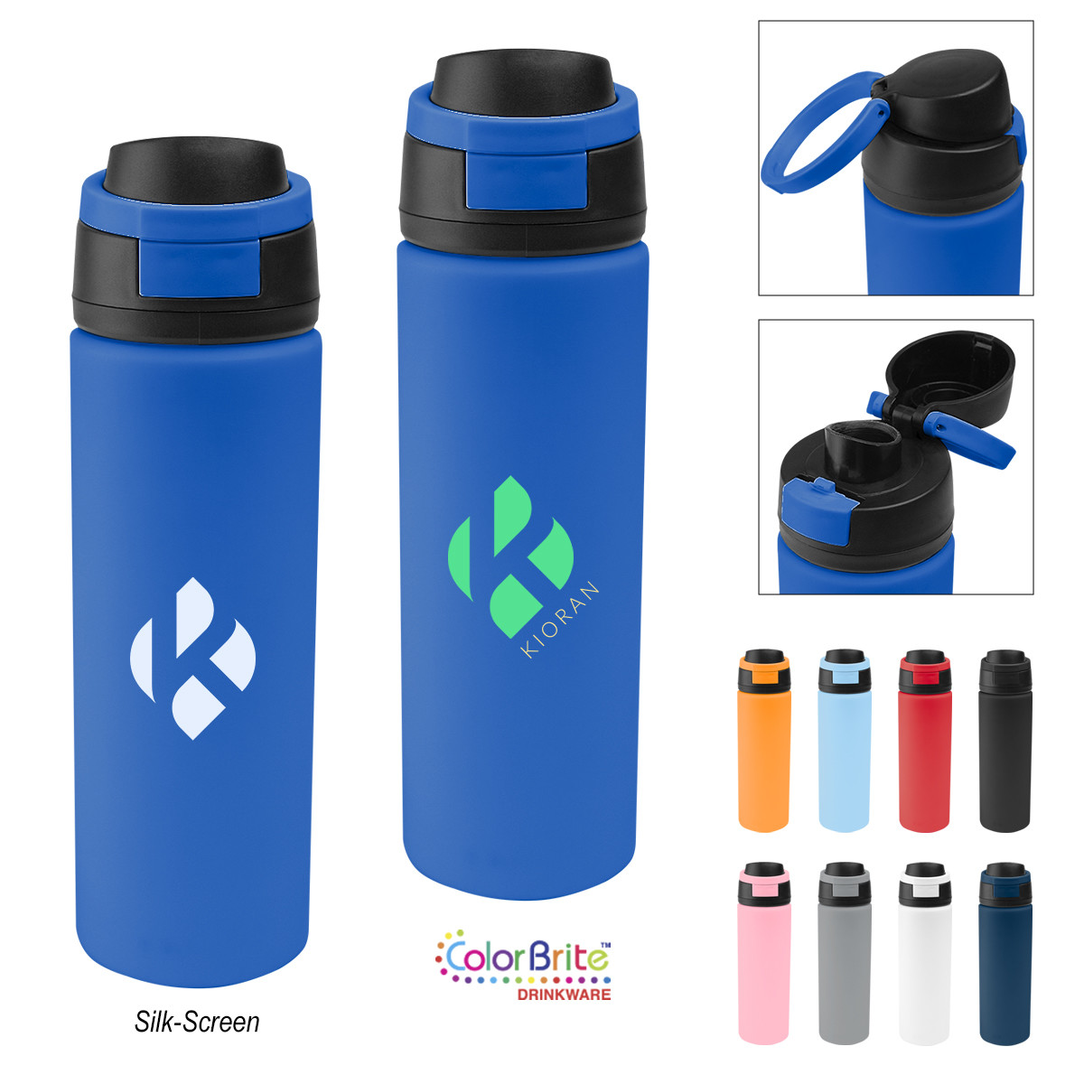 Pop Sip Recycled Stainless Steel Bottle - 24 oz. Product Image