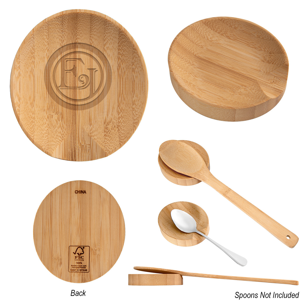 Bamboo Spoon Rest Product Image