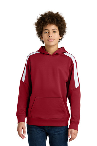Sport-Tek Youth Sport-Wick® Fleece United Pullover Hoodie Product Image