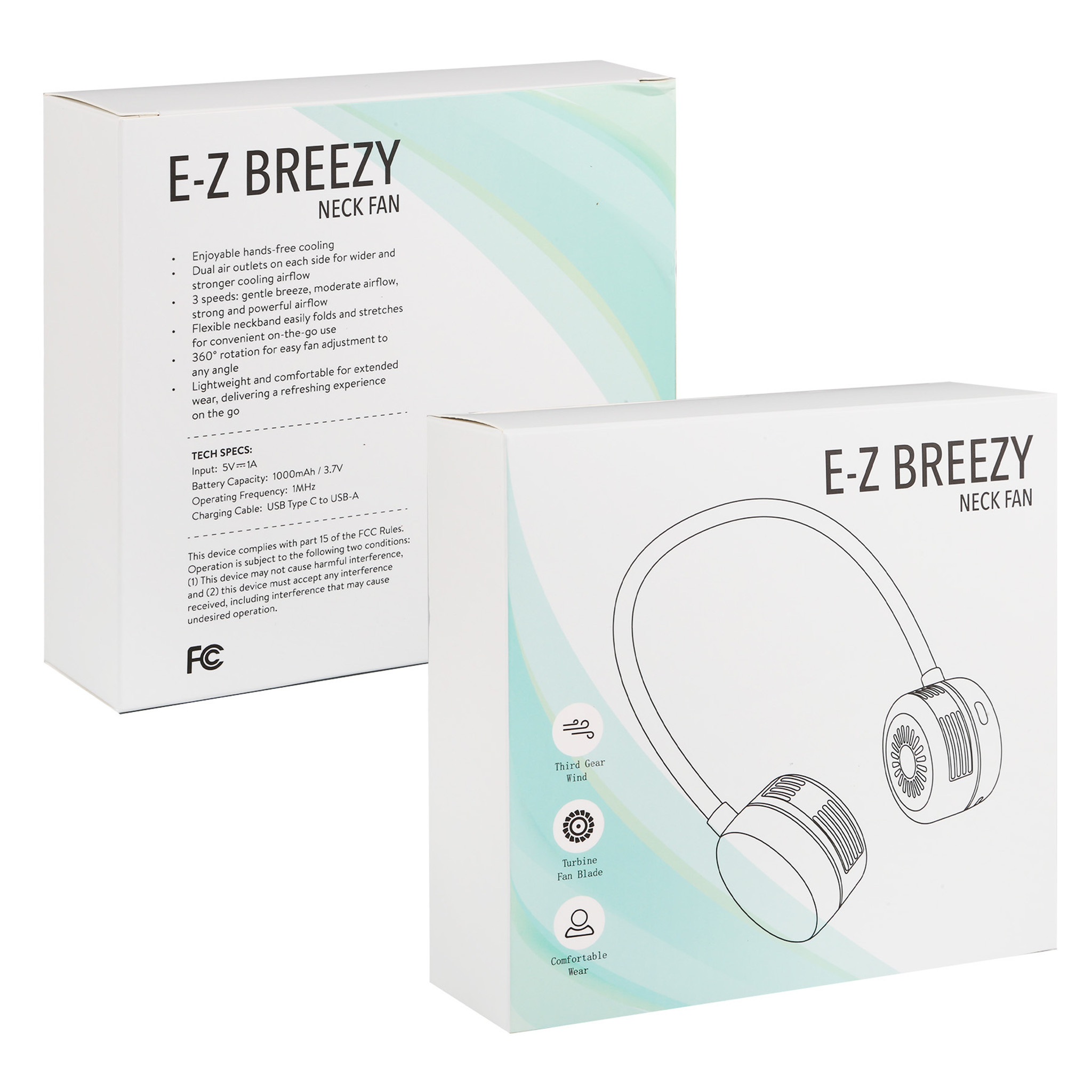 E-Z Breezy Neck Fan Product Image