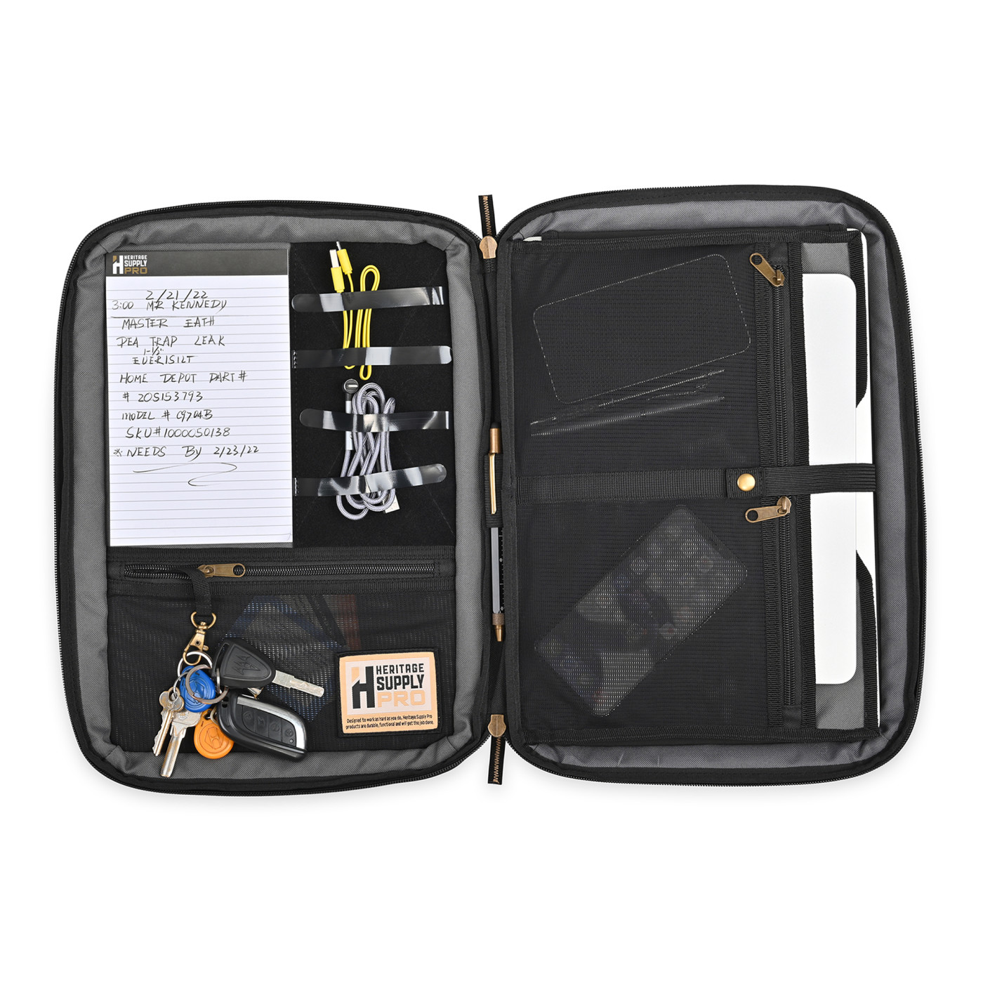 Heritage Supply Pro Crossbody Padfolio & Construction Pen Set Product Image