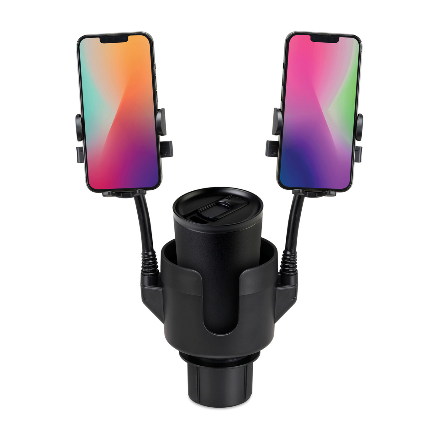 iLive™ Cup Holder with Dual Mobile Phone Mount Product Image