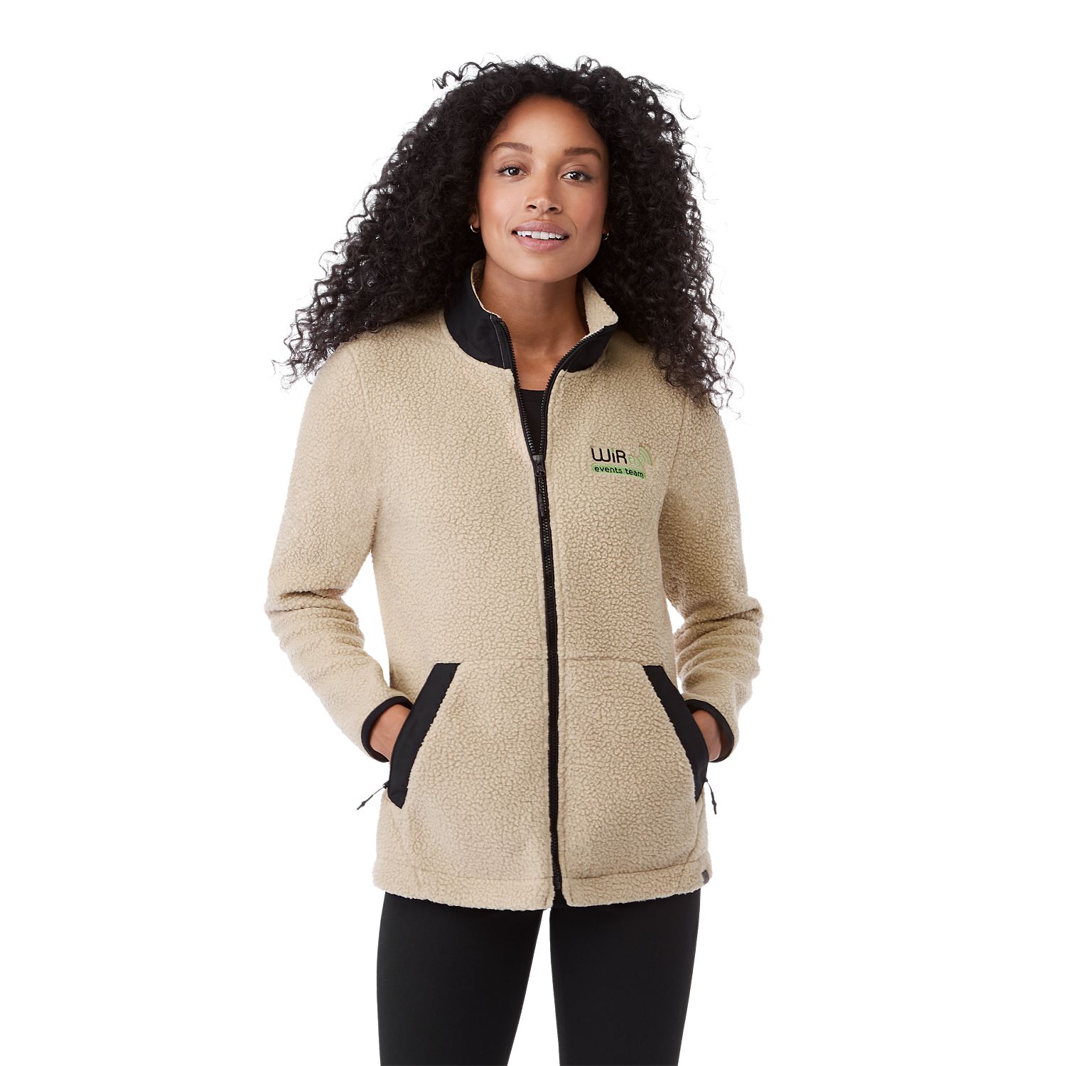Women's Kahuzi Eco Full Zip Sherpa Fleece Jacket Product Image