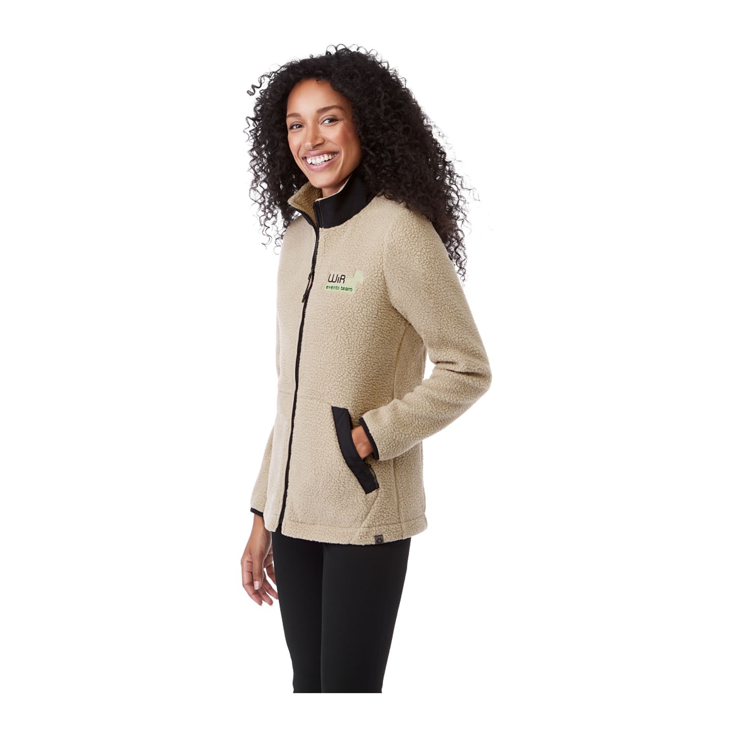Women's Kahuzi Eco Full Zip Sherpa Fleece Jacket Product Image