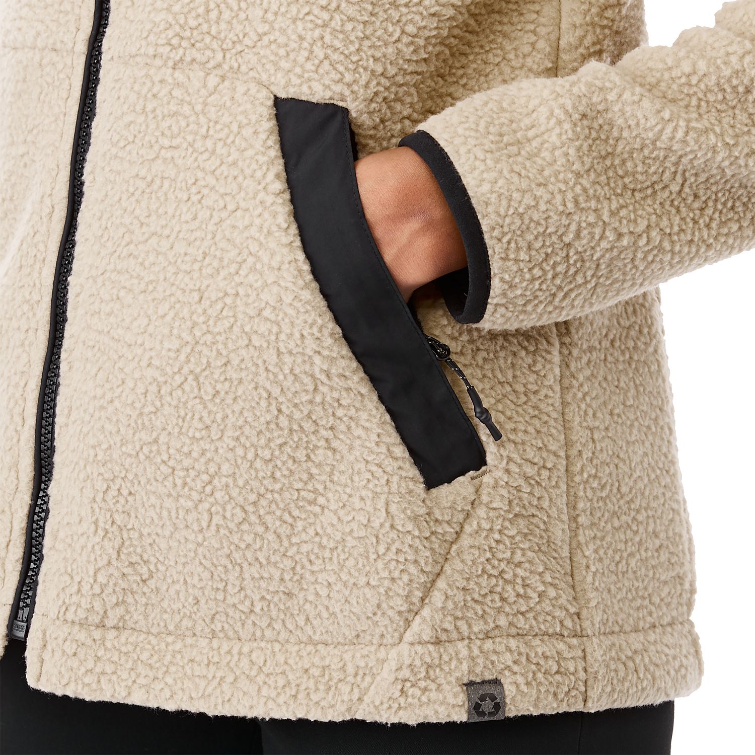 Women's Kahuzi Eco Full Zip Sherpa Fleece Jacket Product Image