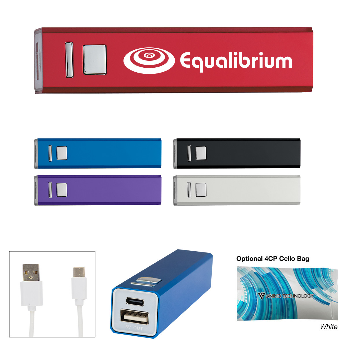 UL Listed 2200 mAh On-The-Go Power Bank 2.0 Product Image