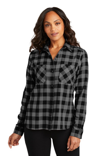 Port Authority Women's Plaid Flannel Shirt Product Image