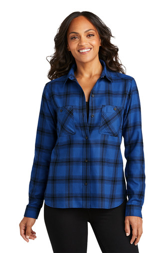 Port Authority Women's Plaid Flannel Shirt Product Image