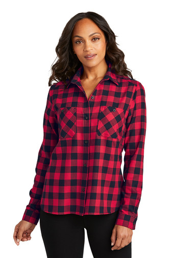 Port Authority Women's Plaid Flannel Shirt Product Image
