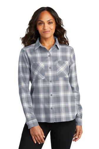 Port Authority Women's Plaid Flannel Shirt Product Image