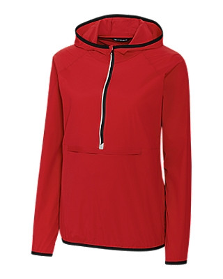 Cutter & Buck® Women's Breaker Hooded Half-Zip Product Image