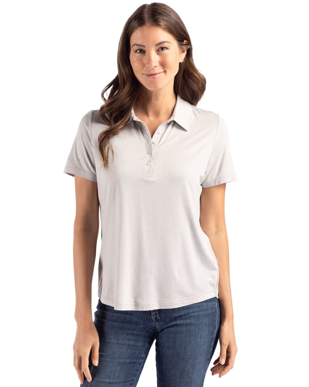 Cutter & Buck® Women's Coastline Epic Comfort Eco Recycled Polo Product Image