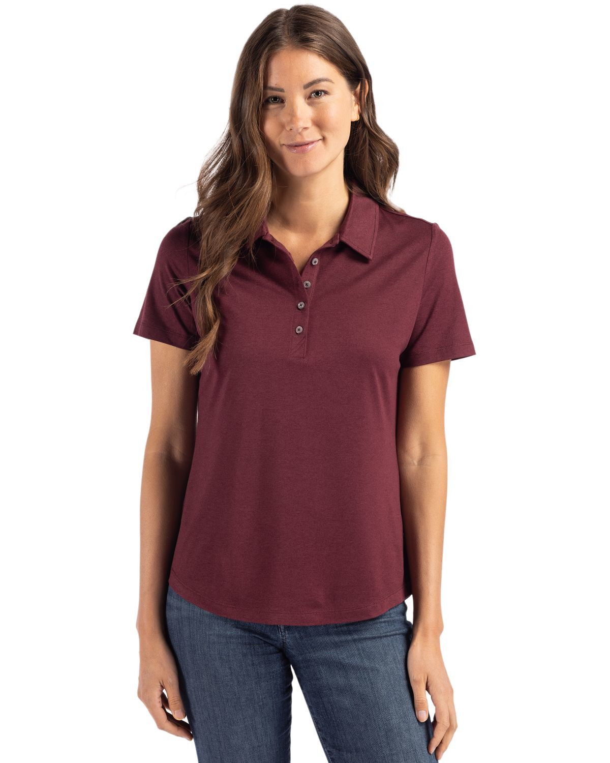 Cutter & Buck® Women's Coastline Epic Comfort Eco Recycled Polo Product Image