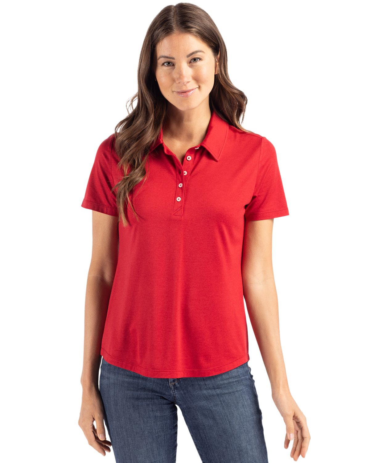 Cutter & Buck® Women's Coastline Epic Comfort Eco Recycled Polo Product Image