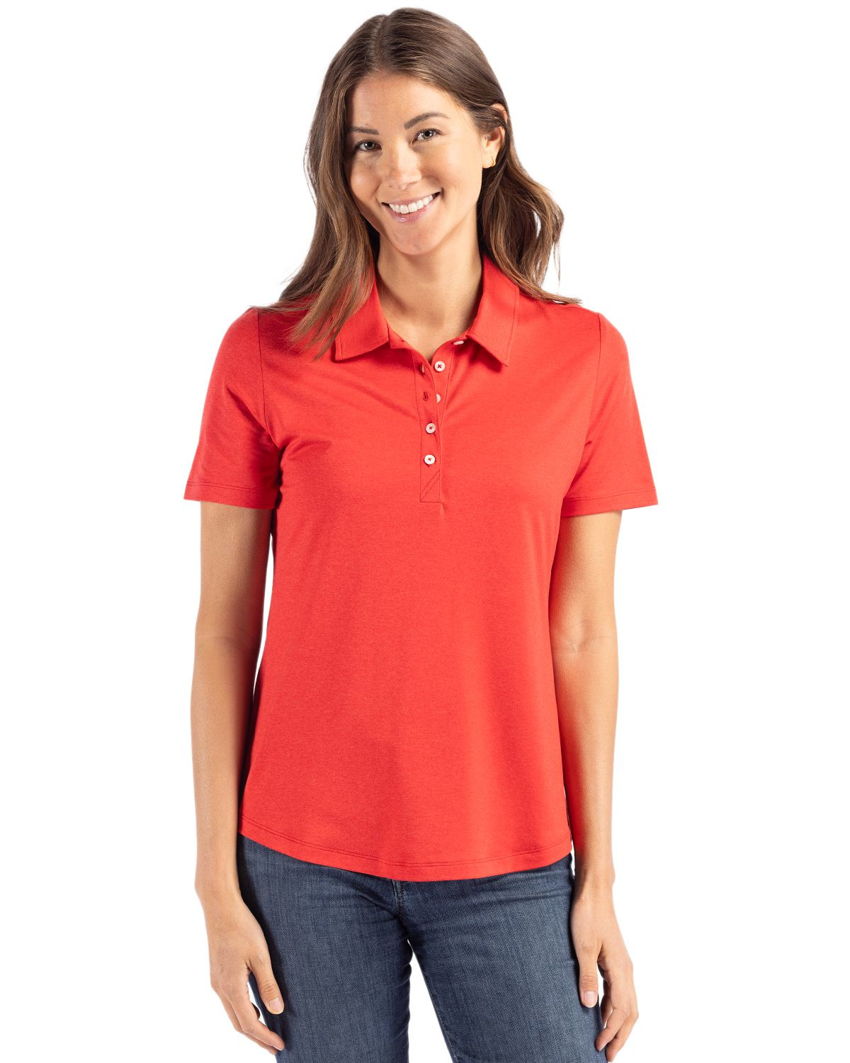 Cutter & Buck® Women's Coastline Epic Comfort Eco Recycled Polo Product Image