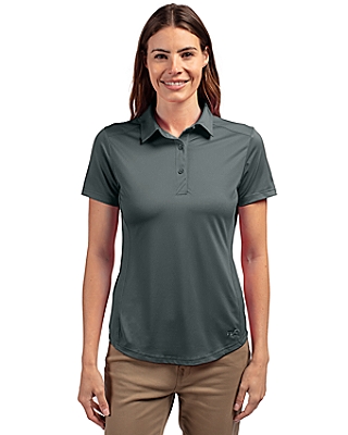 Cutter & Buck® Women's Prospect Eco Textured Stretch Recycled Short Sleeve Polo Product Image
