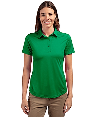 Cutter & Buck® Women's Prospect Eco Textured Stretch Recycled Short Sleeve Polo Product Image