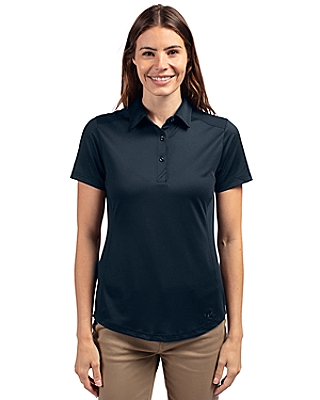 Cutter & Buck® Women's Prospect Eco Textured Stretch Recycled Short Sleeve Polo Product Image