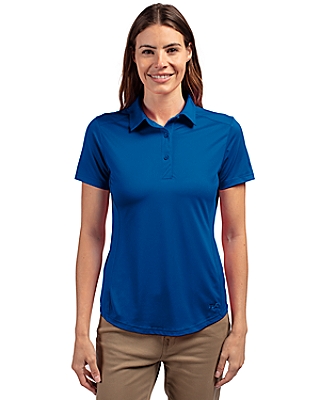 Cutter & Buck® Women's Prospect Eco Textured Stretch Recycled Short Sleeve Polo Product Image