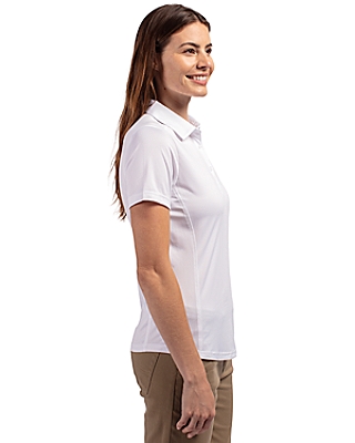 Cutter & Buck® Women's Prospect Eco Textured Stretch Recycled Short Sleeve Polo Product Image