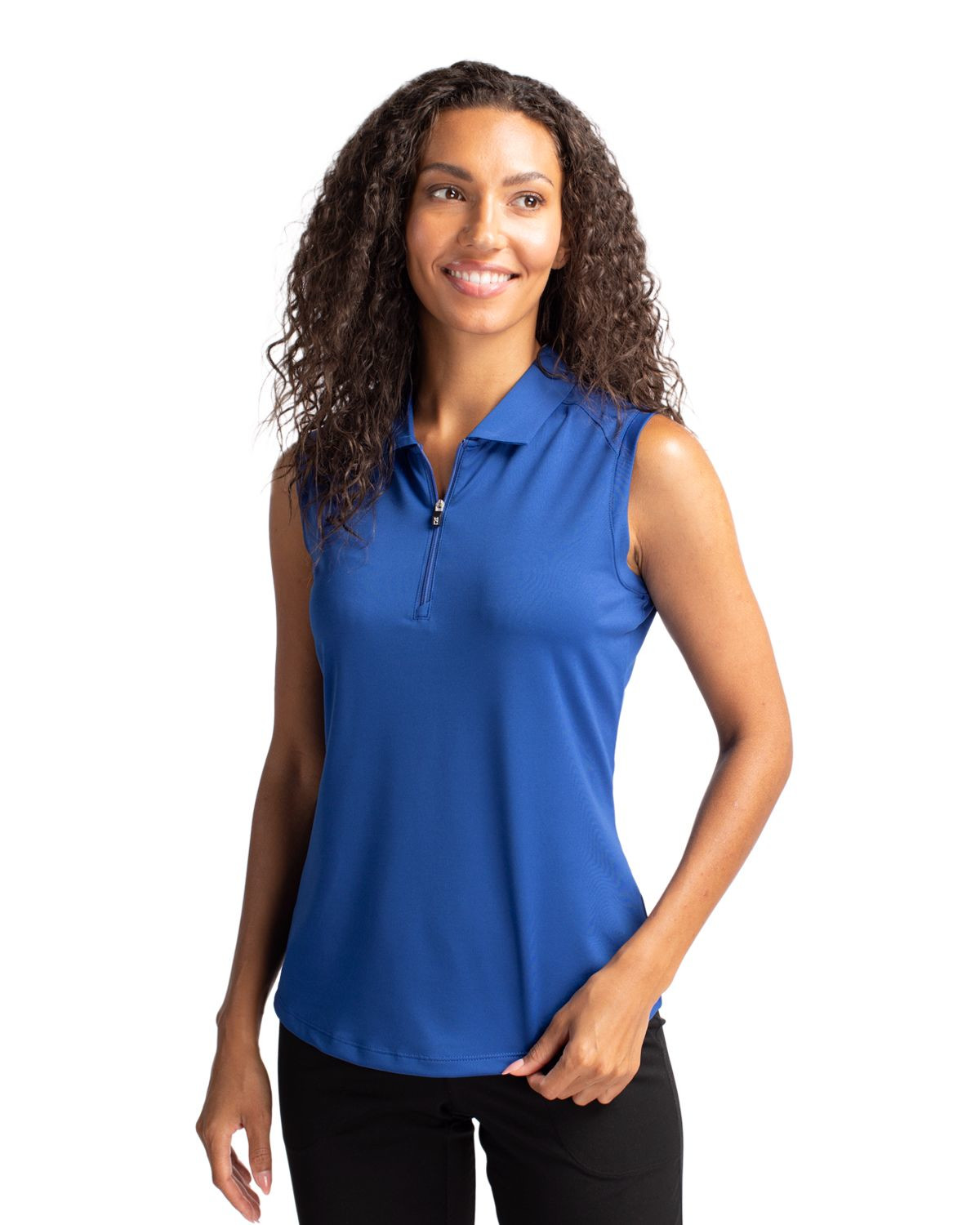 Cutter & Buck® Women's Forge Stretch Sleeveless Polo Product Image