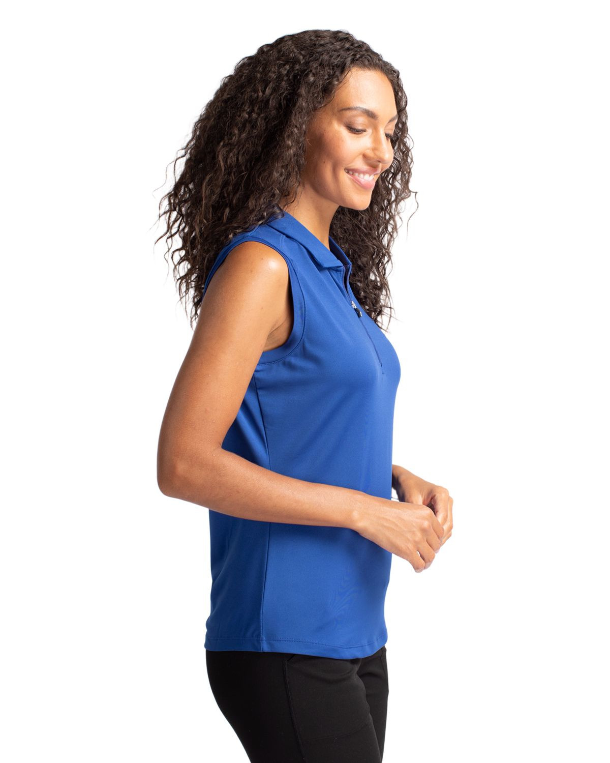 Cutter & Buck® Women's Forge Stretch Sleeveless Polo Product Image